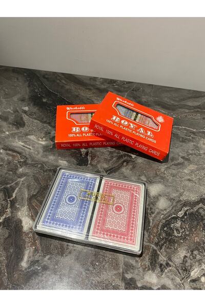 BAKTUĞ Plastık Poker Kağıdı