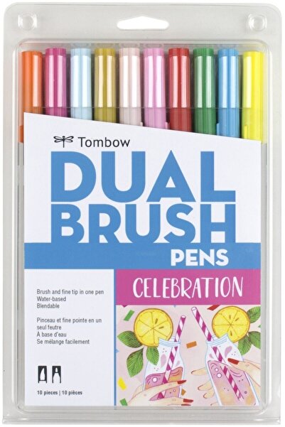 Tombow Dual Brush Pens Celebration 10lu