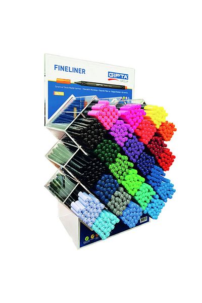 Gıpta Fineliner 0.4 Mm Triangle 24 Colors 576 Pieces K610000 576 Standard / Gıpta