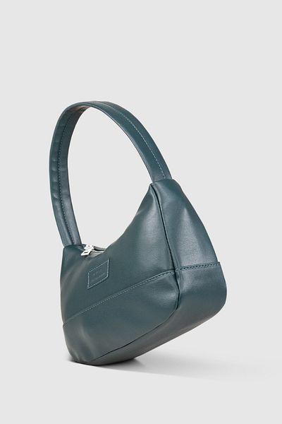 Housebags Geantă baghetă verde petrol pentru femei 197