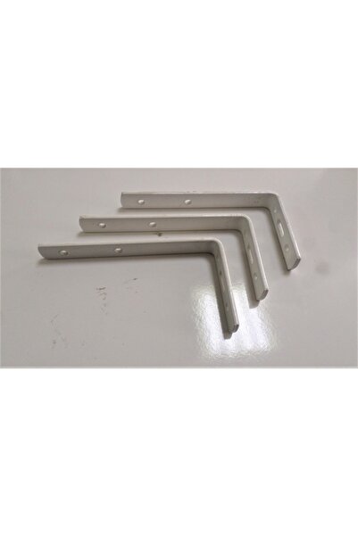 Işıklar Raf -L Demiri -Beyaz -120x63x16mm (Pk.İçi/Ad.. 3Adet +Vida+Dubel)