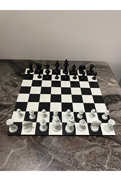 Genel Markalar Mdf Santranç Tahtası Plastik Satranç Taşı 32*32