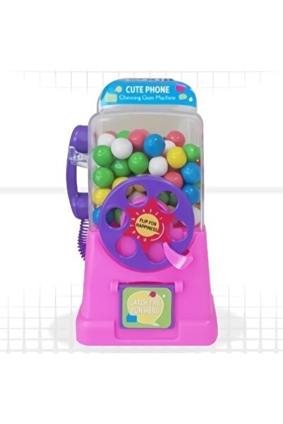 Genel Markalar Telefon Sakız Makinesi Pembe