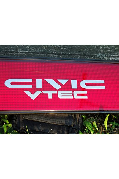 Oto Sticker Honda Civic Ef Kasa Arka Stop Sticker