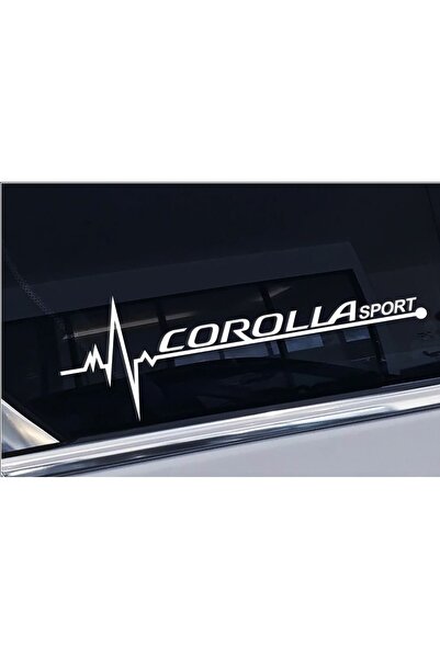 Oto Sticker Toyota Corolla Nabız Kalp Atışı Ritim Sticker 2 Adet