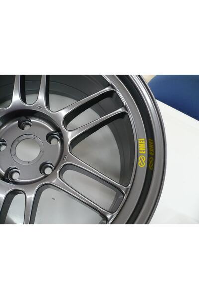 Oto Sticker Enkei Rpf1 Jant Stickeri Seti 8 Parça TEK RENK