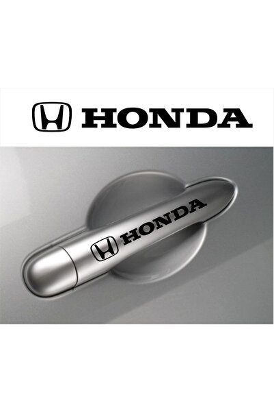 Oto Sticker Honda Kapı Kolu Ve Jant Sticker Seti 8 Adet