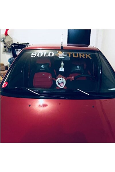 Oto Sticker Solotürk Orta Boy Sticker 58x13cm Solo Türk Sticker
