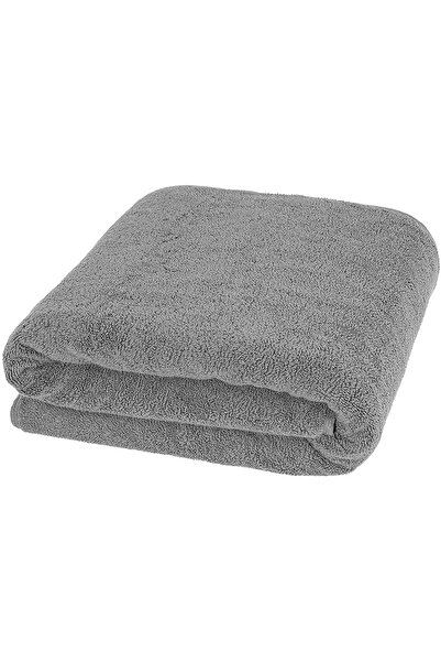 KAYABEY HOME Large Gray Beach Towel Cotton Bath Shower Beach Towel 70X160