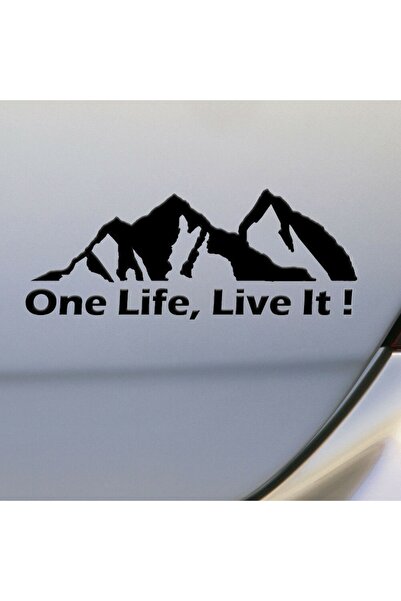 Oto Sticker Off Road One Life,live It! Araba Stickeri 4x4 Etiket