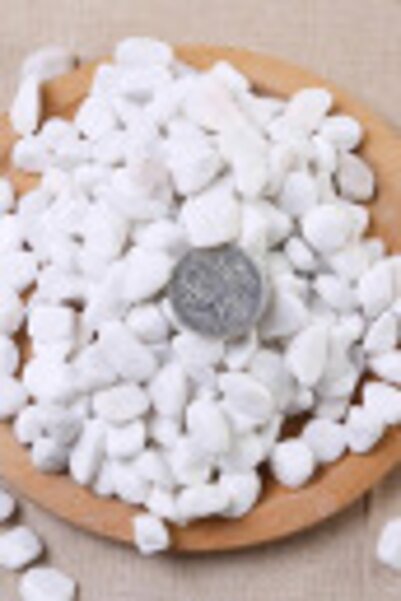 cayon Beyaz Dolomit Taş 20 Kg 1,5-2,5 Cm Dere Çakıl Taşı Bahçe Süs Taşı Saksı...