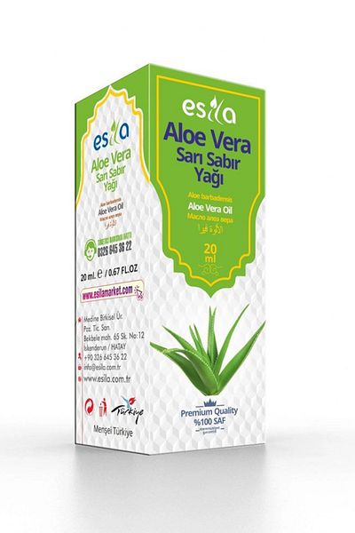 ESİLA زيت الصبر الأصفر بالصبار - 20 مل