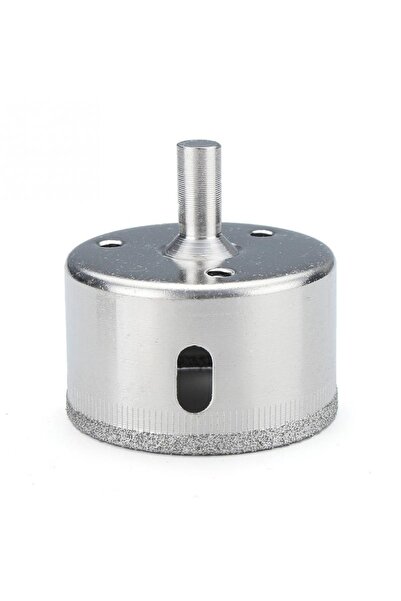 Depolife Mermer Granit Fayans Cam Yuvarlak Delme Panç Elmas Uç Yuvarlak Açma Matkap Için Karot (65mm)