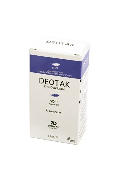 Deotak Soft Krem Deodorant Hassas Ciltler 35 ml