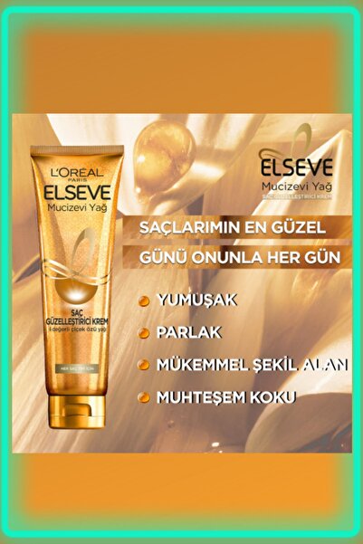 ELSEVE Mucizevi Yağ Saç Güzelleştirici Krem 150 Ml - Mucizevi Yağ Onarıcı 100 Ml Ck07430