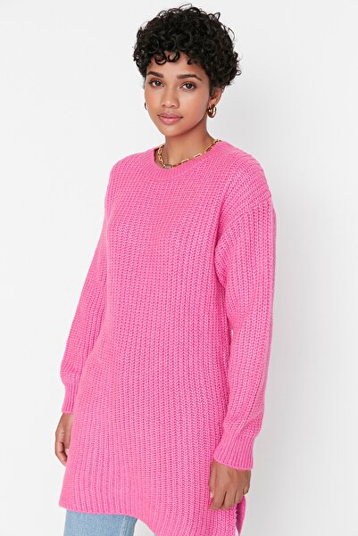 Trendyol Modest Sweater - Pink - Regular fit