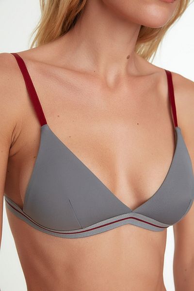 DEEP SECRET Gray Micro Bralet Ds200603br
