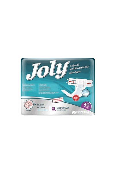 Joly Waistbanded Patient Diapers Xlarge 30 Pcs