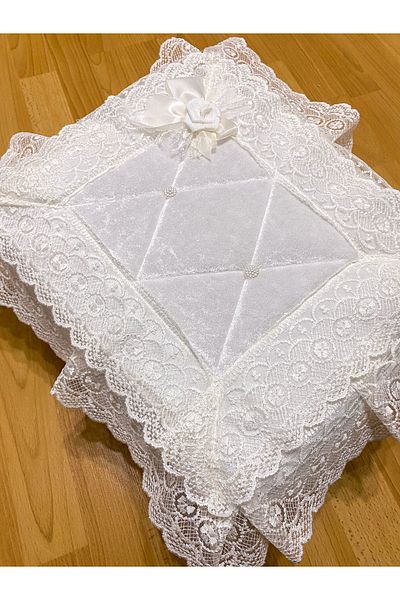 AYHANHOME Bridal Model French Guipure Bundle Promise Engagement Hurcu Dowry Box 40x40