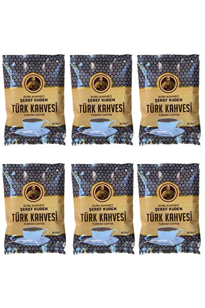 ŞEREF KUDEN KURUKAHVE VE BAHARAT Şeref Kuden Türk Kahvesi 6 Adet 100 G