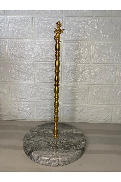 ASKAYA MERMER Pirinç Gold Melek Kız Detaylı Mermer Kağıt Havluluk