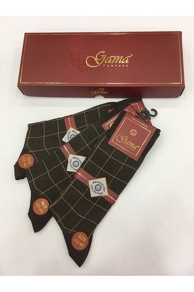 Gama Çorap 3 τεμάχια 100% Mercerized Nylon Δωρεάν Ζακάρ Λεπτές καλοκαιρινές ανδρικές κάλτσες