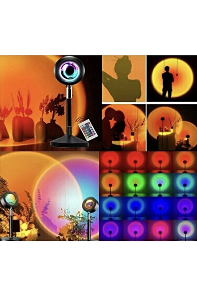 TeknoClass Gün Batımı Mini Projektör Lamba Ve Dekoratif Işık