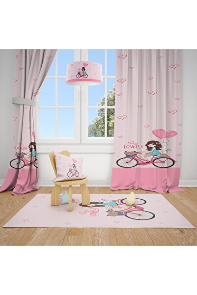 MODA Зовсім інша дитяча кімната для немовлят і дітей Рожева дівчинка на велос...