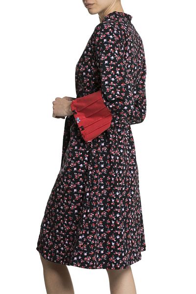 Miorre Rochie de damă din bumbac pieptănat cu mânecă lungă