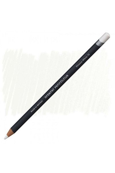 Derwent Procolour Pencil (dry Paint Pen) Chinese White (72)