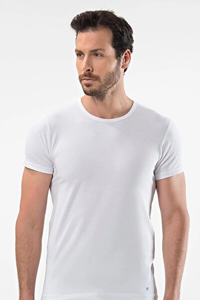 Cacharel 2 Pieces Men's Crew Neck Short Sleeve 95 % Cotton % Elastane