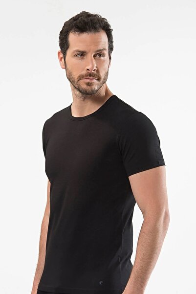 Cacharel 2 Pieces Men's Crew Neck Short Sleeve 95 % Cotton % Elastane