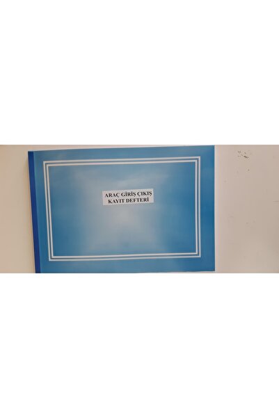Kültür Matbaası Araç Giriş Çıkış Kayıt Defteri 200 Sayfa
