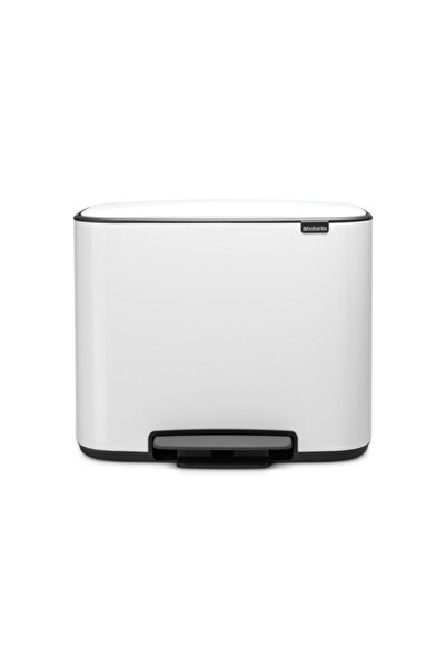 Brabantia Bo Beyaz Pedallı Çöp Kutusu 60l(plastik Iç Kovalı)