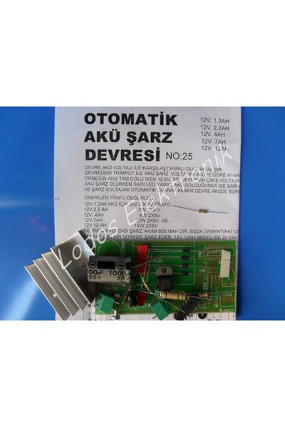 lodose Akü Şarj Devresi (otomatik) (demonte) Kuru Aküler Için Lodos 34wef