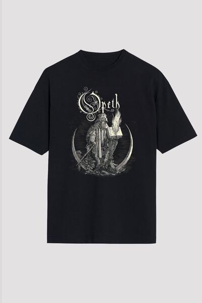 Adrift Μπλουζάκι Opeth Μαύρο Unisex Oversize
