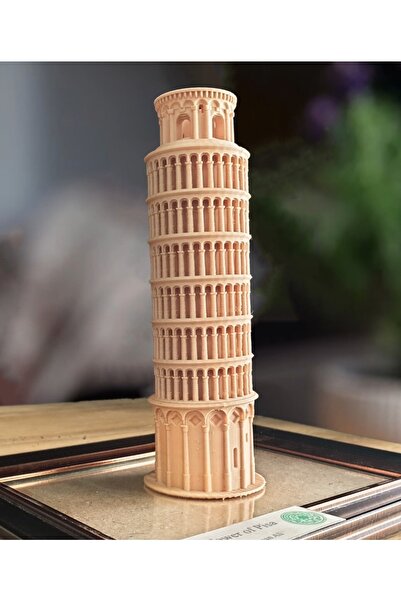 TuransoyCraft Pisa Kulesi Minyatür Biblo 12cm
