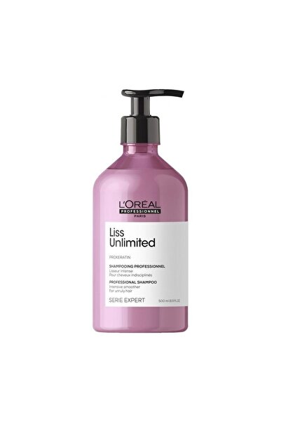 L'oreal Professionnel Liss Unlimited Asi Saçlar İçin Keratin Pürüzsüzleştirici Kontrol Şampuan 500 ml
