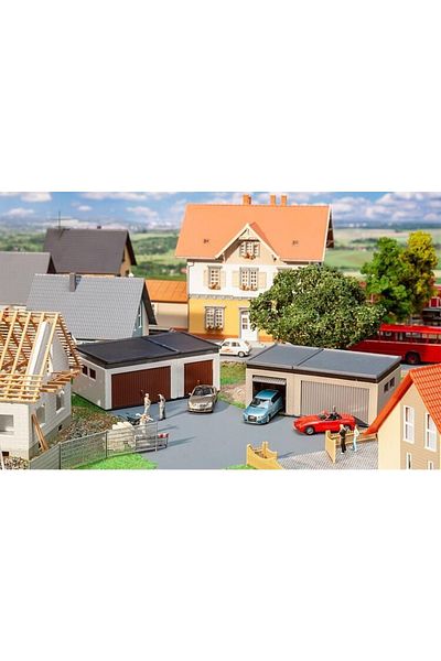 Faller 1:87 Ho Model 2 Pieces Double Car Garage -180315
