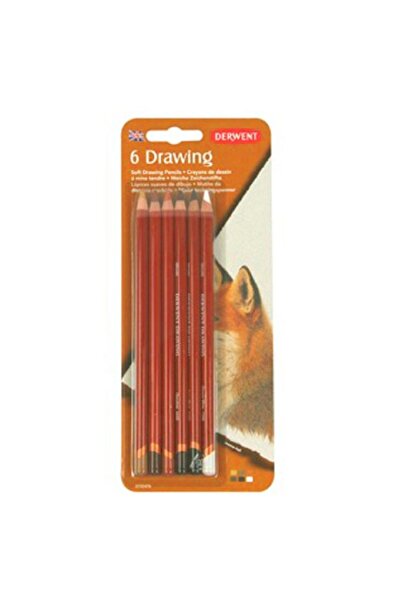 Derwent Drawing Pencil 6'lı Blister (çizim Kalemi)