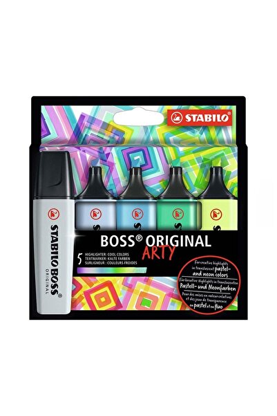 Stabilo Boss Original Arty Soğuk Renkler Işaretleme Kalem Seti 5'li
