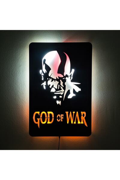 FOREVHOME God Of War Led Işıklı Tablo