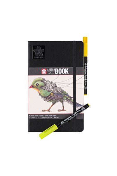 Sakura : Sketchbook : 140 Gr : White Paper : 13 Cm X 21 Cm