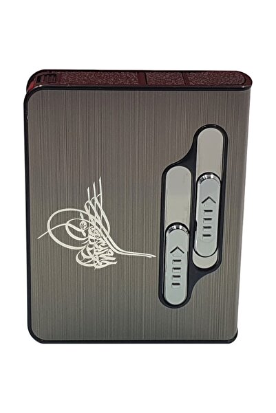 tusah Usb Şarjlı Elektronik Çakmak Taşınabilir Sigara Paketi Muhafaza Kutusu ...