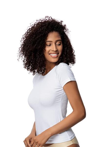 Özlem Жіноча коротка рукава з еластичною тканиною 2005