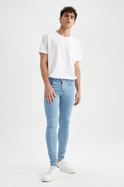 DeFacto Pantaloni Jean Super Skinny Fit