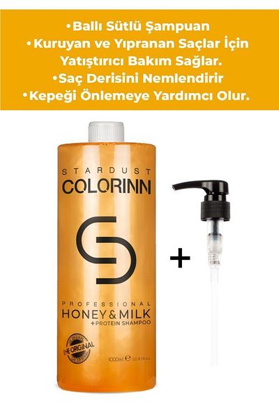 Colorinn Honey and Milk Protein Shampoo 1000 ml