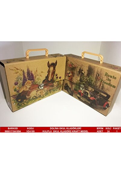 Genel Markalar Kutu Klasör Kulplu Kraft Kilitli Vd-4189