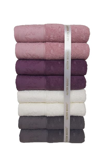 Özdilek Heritage Towel 8 Pieces - 50x85cm