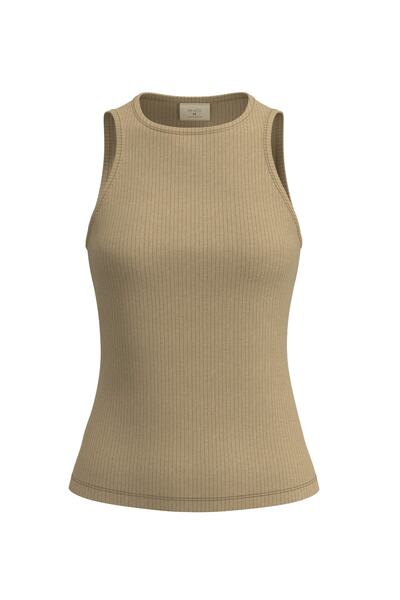 Re-clo Sunny, Organic Fabric, Sleeveless Ribbed Tank Top